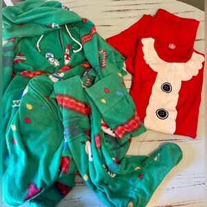 Christmas Pajama Bundle, Size Medium